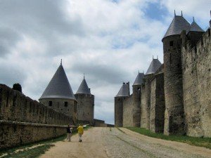 Carcassone vára Franciaoeszág